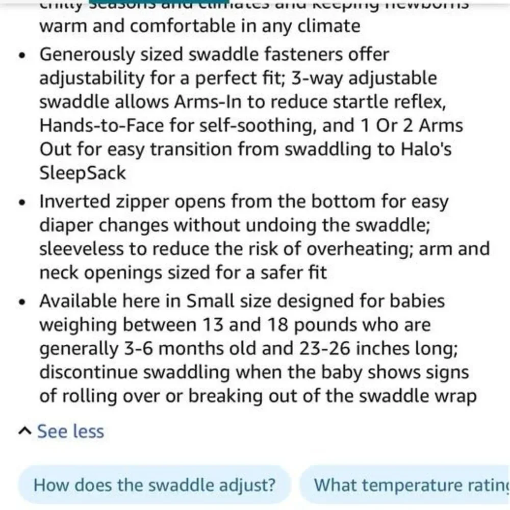 HALO Micro-Fleece Sleepsack Swaddle 3-Way Adjustable Wearable Blanket, TOG 3.0